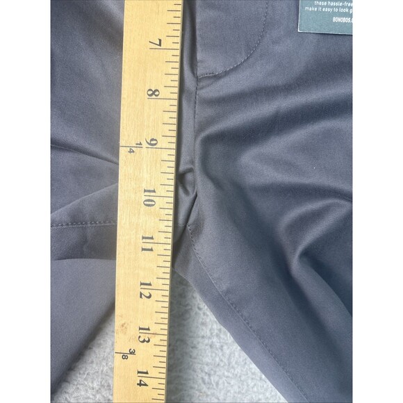 Bonobos 34x34 Weekday Warriors Friday Dark Grey Chino Pants Straight Leg NWT - Picture 8 of 11